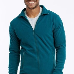 Knocker Men's Polar Fleece Full Zip Sweater PF2000 Teal